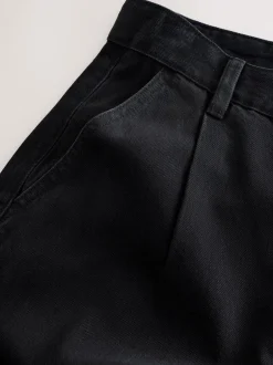 Jeans|Next - N. Premium Palazzo-jeans met wijde pijpen Zwart