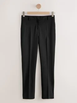 Kostuums En Werkkleding|Broeken|Next - Nauwsluitende, op maat gemaakte broek van wol Zwart