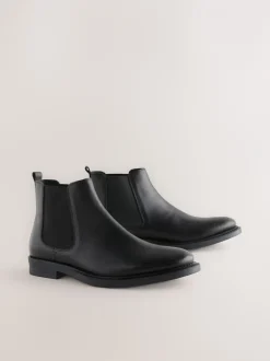 Boots*Next Zwart - Nette leren chelsea-laarzen