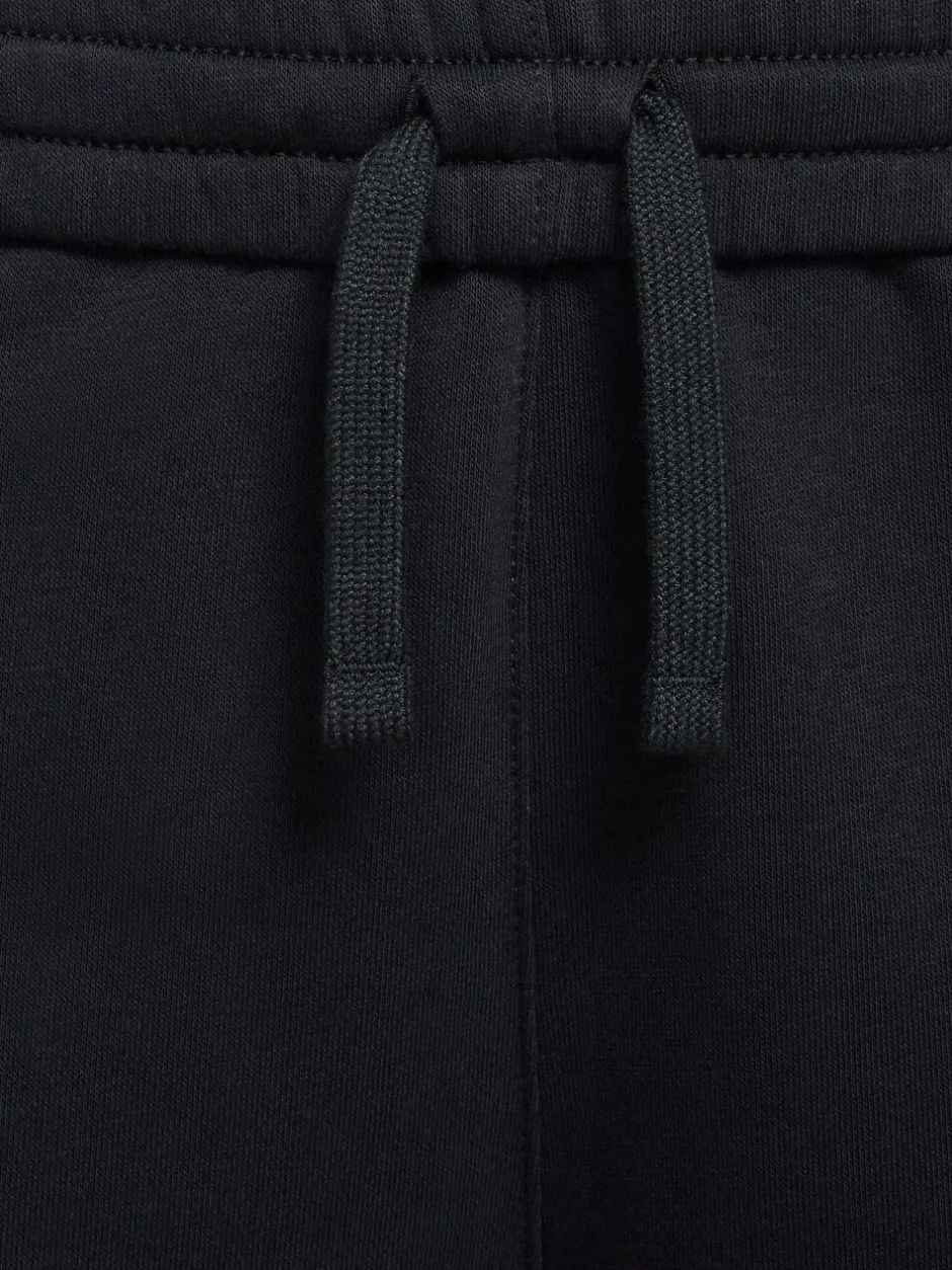 Schoolkleding|Nike Zwart - Club Fleece joggingbroek met wijde pijpen