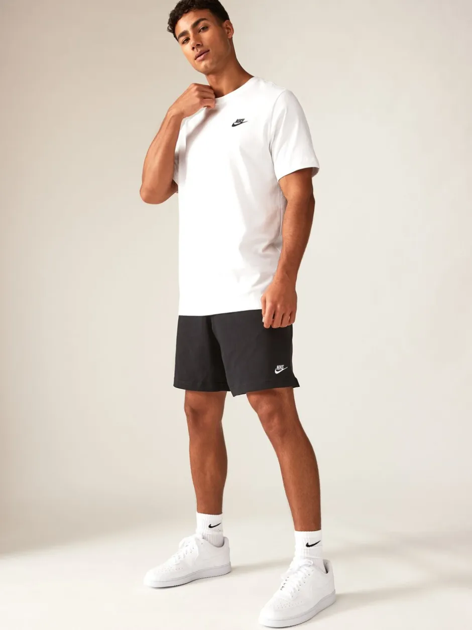 Shorts*Nike Zwart - Club Knit shorts