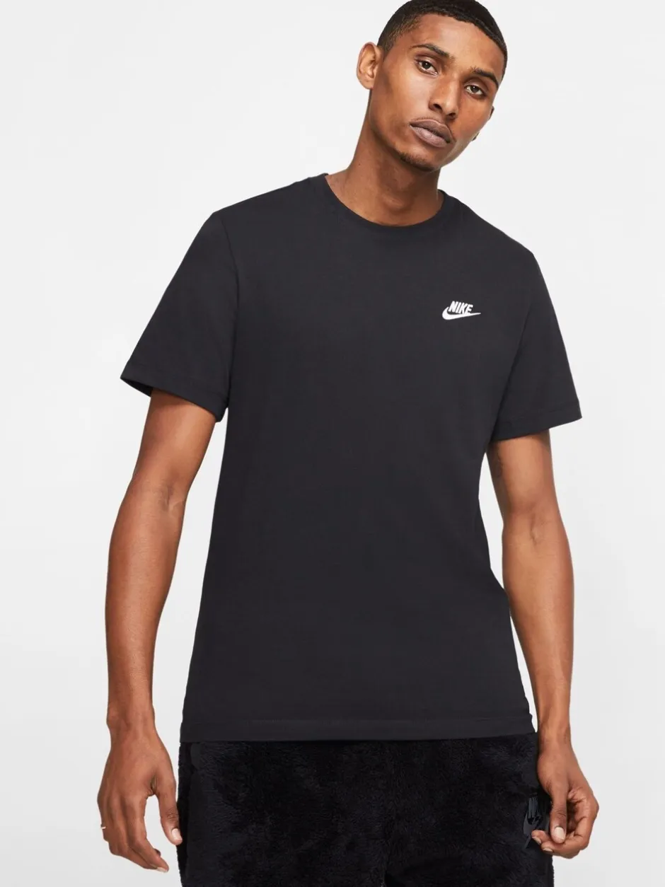 Sportkleding|Nike Zwart - Club T-shirt