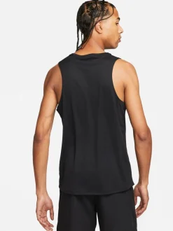 Sportkleding*Nike Zwart - Dri-FIT Miler hardloopvesttop