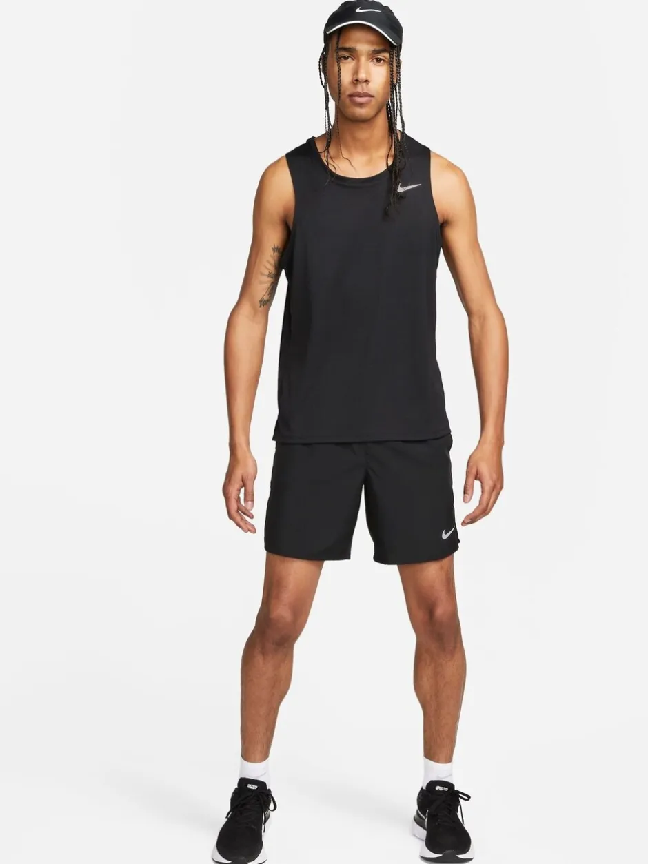 Sportkleding*Nike Zwart - Dri-FIT Miler hardloopvesttop