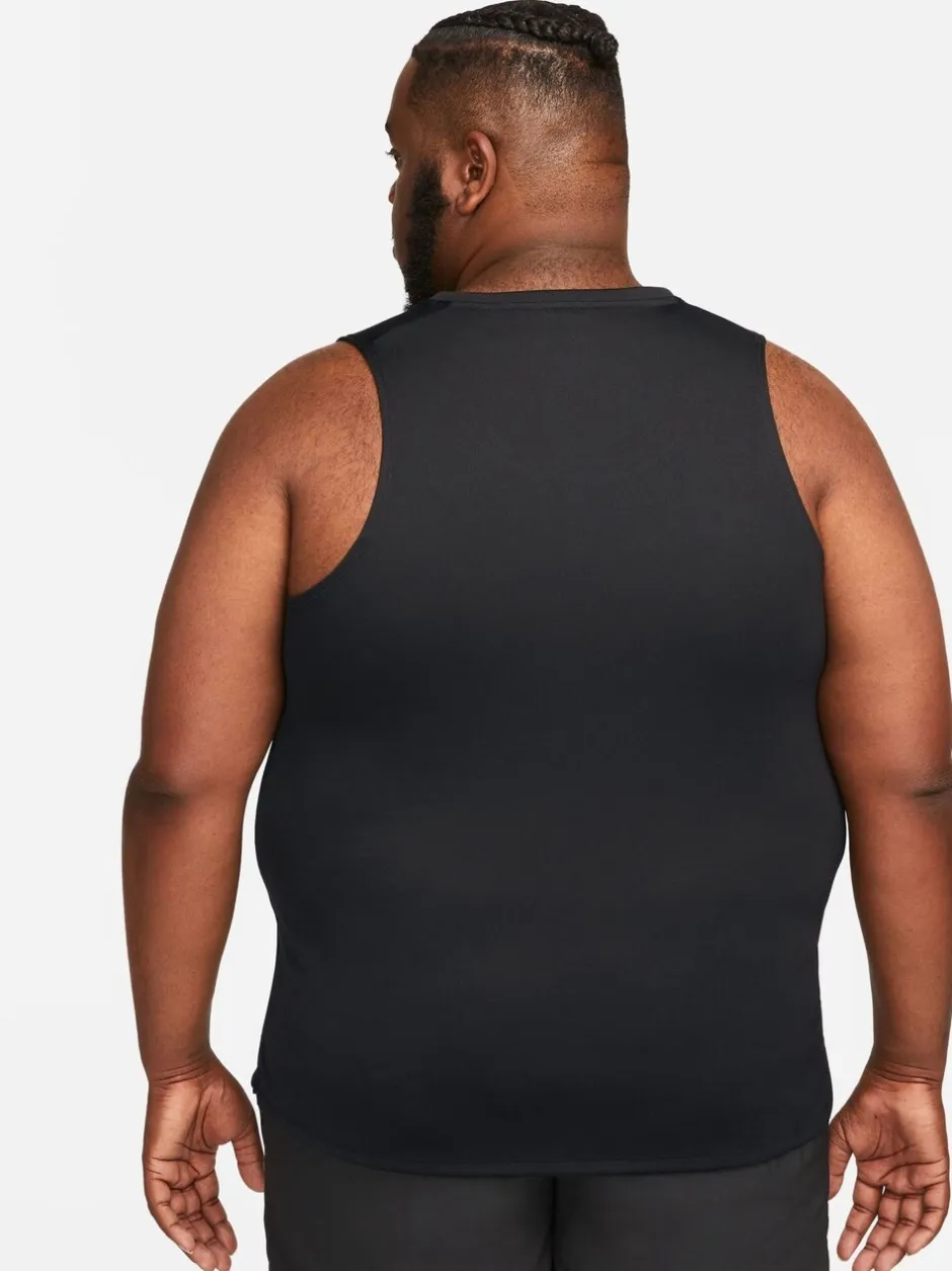 Sportkleding*Nike Zwart - Dri-FIT Miler hardloopvesttop