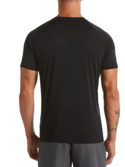 Badkleding*Nike - Hydroguard zonbeschermend surfhemd met korte mouwen Zwart