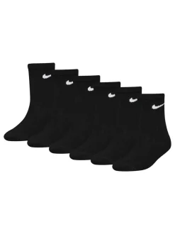 Sokken En Panty's|Sokken|Nike - Little Kids sportsokken, set van 6 Zwart