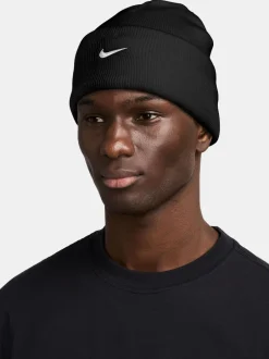Mutsen, Sjaals En Handschoenen*Nike - Peak Swoosh Beanie Zwart