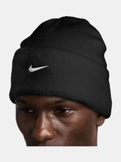 Mutsen, Sjaals En Handschoenen*Nike - Peak Swoosh Beanie Zwart