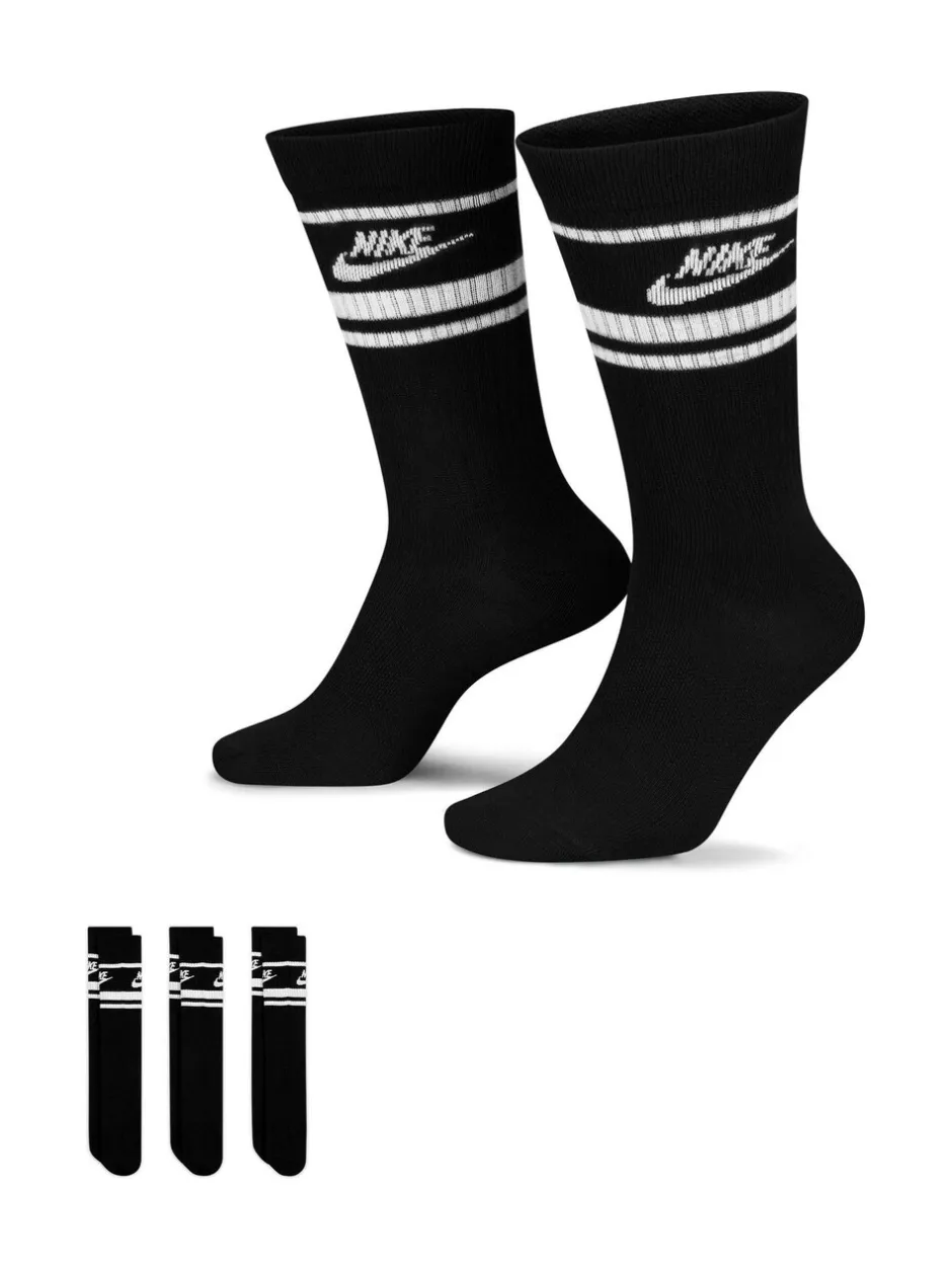 Sokken|Sokken|Nike - sportkleding Everyday must-have sportsokken set van 3 Zwart