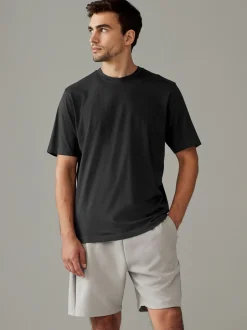 T-Shirts En Hemden*Next Zwart - Normale Pasvorm - Essential katoenen T-shirts verpakking van 6