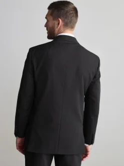 Blazers En Business-Jasjes|Pakken*Next - Normale Pasvorm - Signature Nova Fides 100% Italian Wool Suit Jacket Zwart