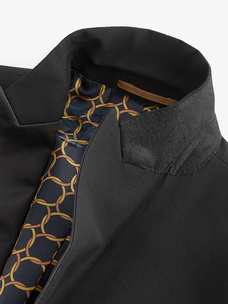 Smokings En Feestkleding|Blazers En Business-Jasjes|Next Zwart - Normale Pasvorm - Smoking: colbert