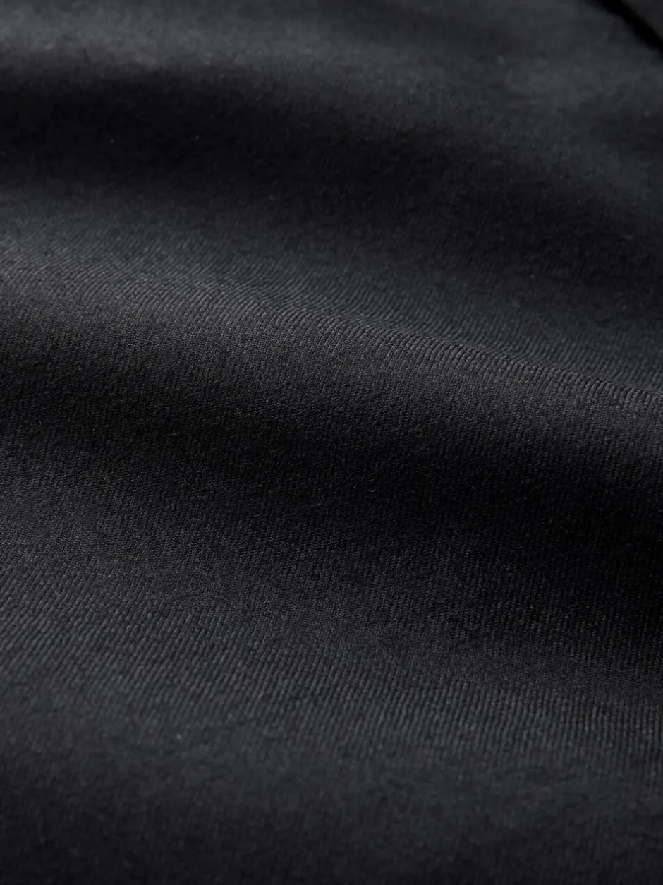 Formele Broek|Next - Normale Pasvorm - Signature - 100% Wollen broek met Motion Flex-tailleband Zwart