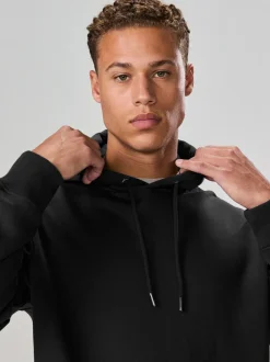 Sweaters En Hoody´S|Sweaters En Hoody´S*Next Zwart - Normale Pasvorm - Zwaargewicht Cotton Rich Jersey Hoodie