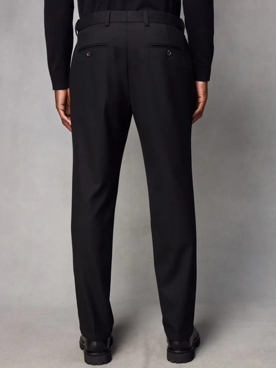 Formele Broek*Next - Normale pasvorm chique broek met wol Zwart