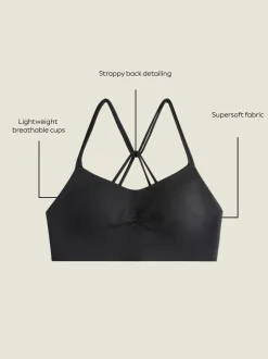 Beha's|Sportkleding|Next - N.Premium Ultimate Comfort Medium Impact Sports Bra Zwart
