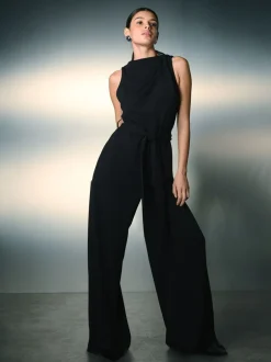 Jumpsuits En Playsuits|Next - Occasion Cowl Neck Sleeveless Jersey Jumpsuit Zwart