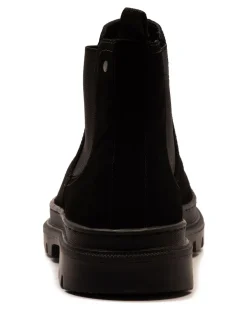 Boots*Off The Hook - Harrison Suede Leather Formal Chelsea Boots Zwart