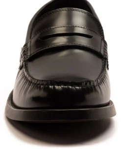 Formele Schoenen|Schoenen|Off The Hook - Monro Loafer Formal Casual Slip-On Leather Shoes Zwart