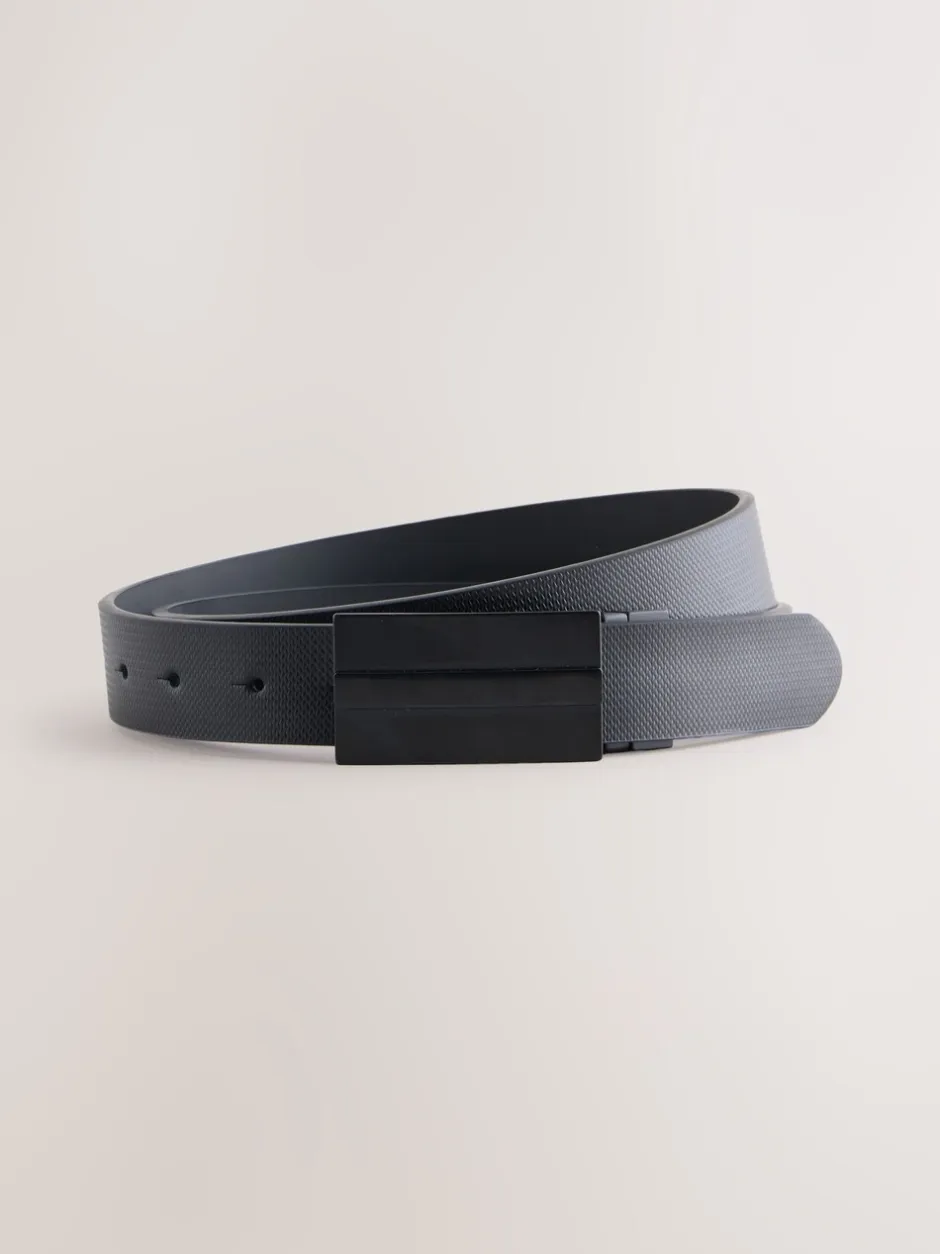 Riemen En Bretels*Next Zwart - Omkeerbare riem met plaatgesp