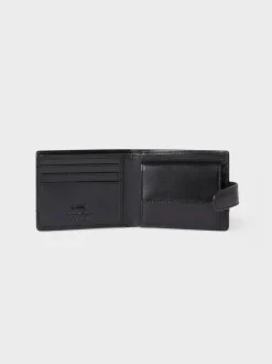 Portemonnees|Osprey London - - The London bruine leren portemonnee Zwart