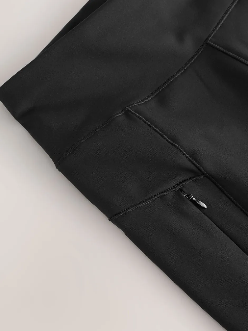 Leggings En Joggingbroeken|Next - Outdoor legging met fleecevoering en warme handgreep Zwart