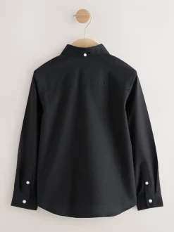 Shirts*Next Zwart - Oxford overhemd (3-16 jr)