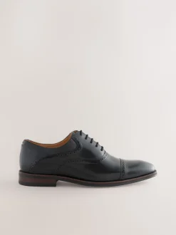 Formele Schoenen|Next - Oxford-schoenen met neusstuk Zwart