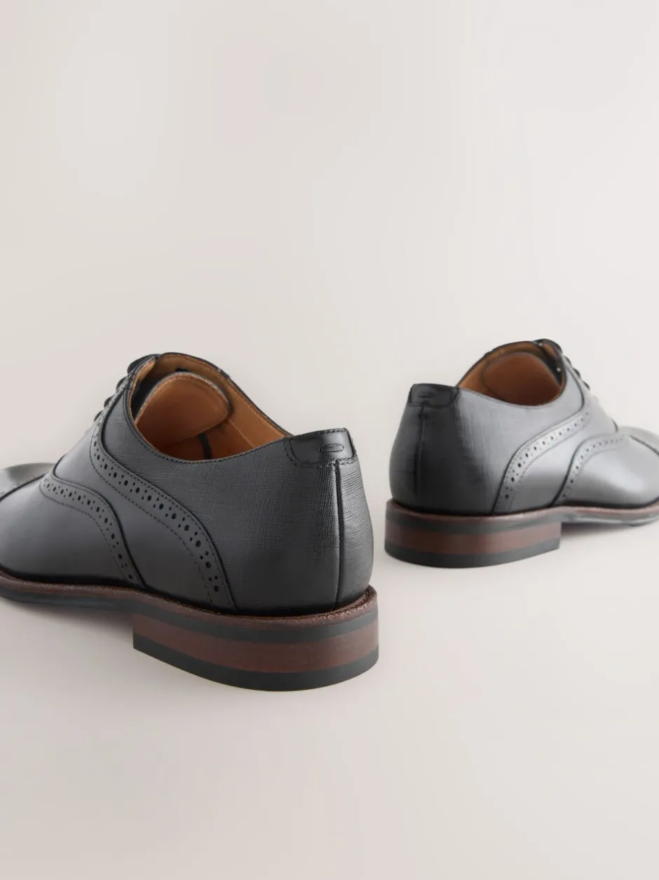 Formele Schoenen|Next - Oxford-schoenen met neusstuk Zwart