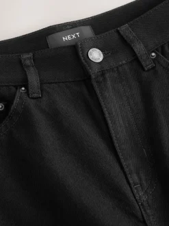 Jeans*Next - Palazzo-jeans met hoge taille en wijde pijpen Zwart