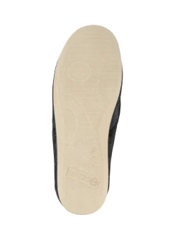 Pantoffels*Pavers - Extra Wide Memory Foam Slippers Zwart