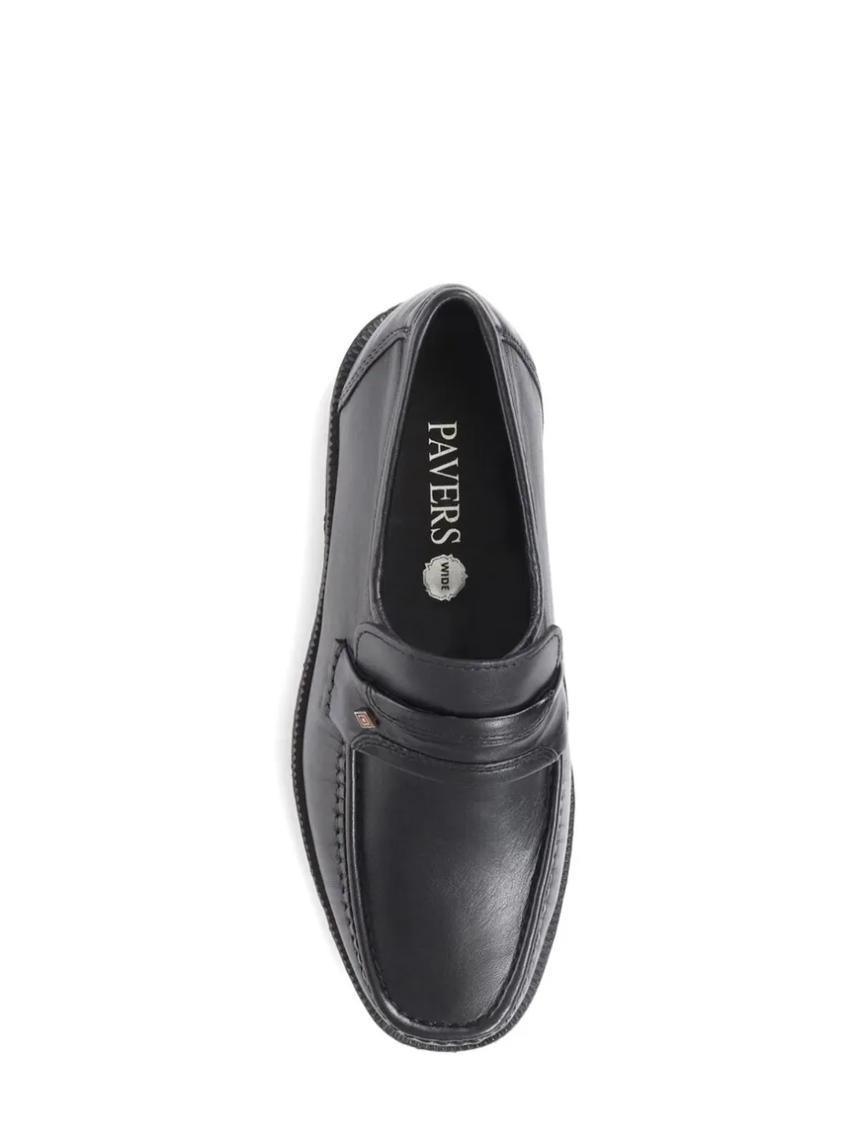 Formele Schoenen|Pavers - nette e mocassin schoenen voor heren Zwart