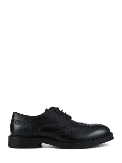 Formele Schoenen*Pavers Zwart - Wide Fit Leather Brogue Derby Shoes