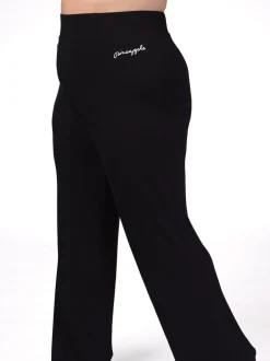 Leggings En Joggingbroeken|Pineapple - viscose joggingbroek Zwart