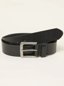 Riemen En Bretels*Fat Face - Plain Leather Belt Zwart