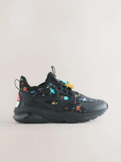 Sneakers|Next Zwart - Pokemon sneakers met elastische veter