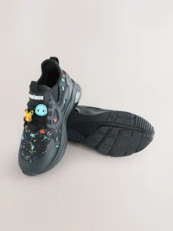Sneakers|Next Zwart - Pokemon sneakers met elastische veter