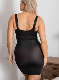 Shapewear*Pour Moi - - Lingerie Hourglass Shapewear Wear Your Own sterk buikcorrigernede braslip Zwart