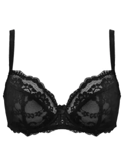 Beha's*Pour Moi - Fleur Balconette Bra Zwart