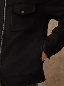 Blazers En Business-Jasjes*Next Zwart - Premium zacht aanvoelend jack met hoog wolgehalte