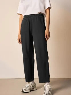 Leggings En Joggingbroeken*Next - Premium zware Slinky Barrel jeans Joggingbroeken Zwart