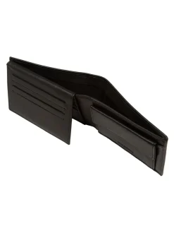 Portemonnees|Pure Luxuries London - Jack Leather Wallet Zwart