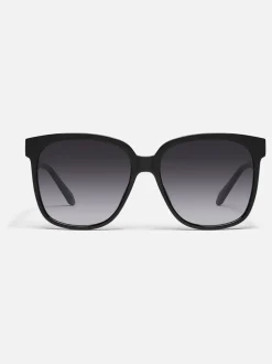 Zonnebril*QUAY - Wide Awake Sunglass Zwart