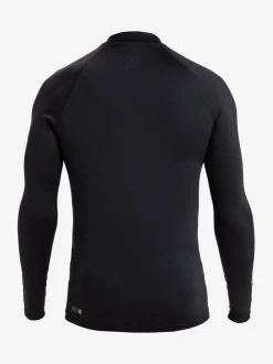 Badkleding*Quiksilver Zwart - surfhemdje met lange mouwen
