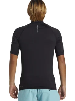 Badkleding*Quiksilver - UPF50 uv-werend hemdje met korte mouwen Zwart