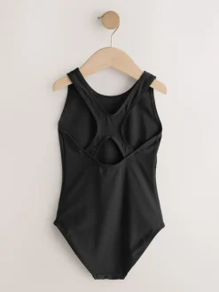 Badkleding*Next - Racerback Swimsuit (3-16yrs) Zwart