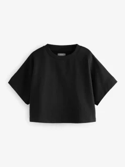 T-Shirts*Next - Rechthoekig T-shirt (3-16 jr) Zwart