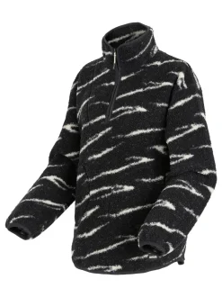 Sportkleding|Hoody's En Sweatshirts|Regatta - Frankie Borg fleece met halve rits Zwart