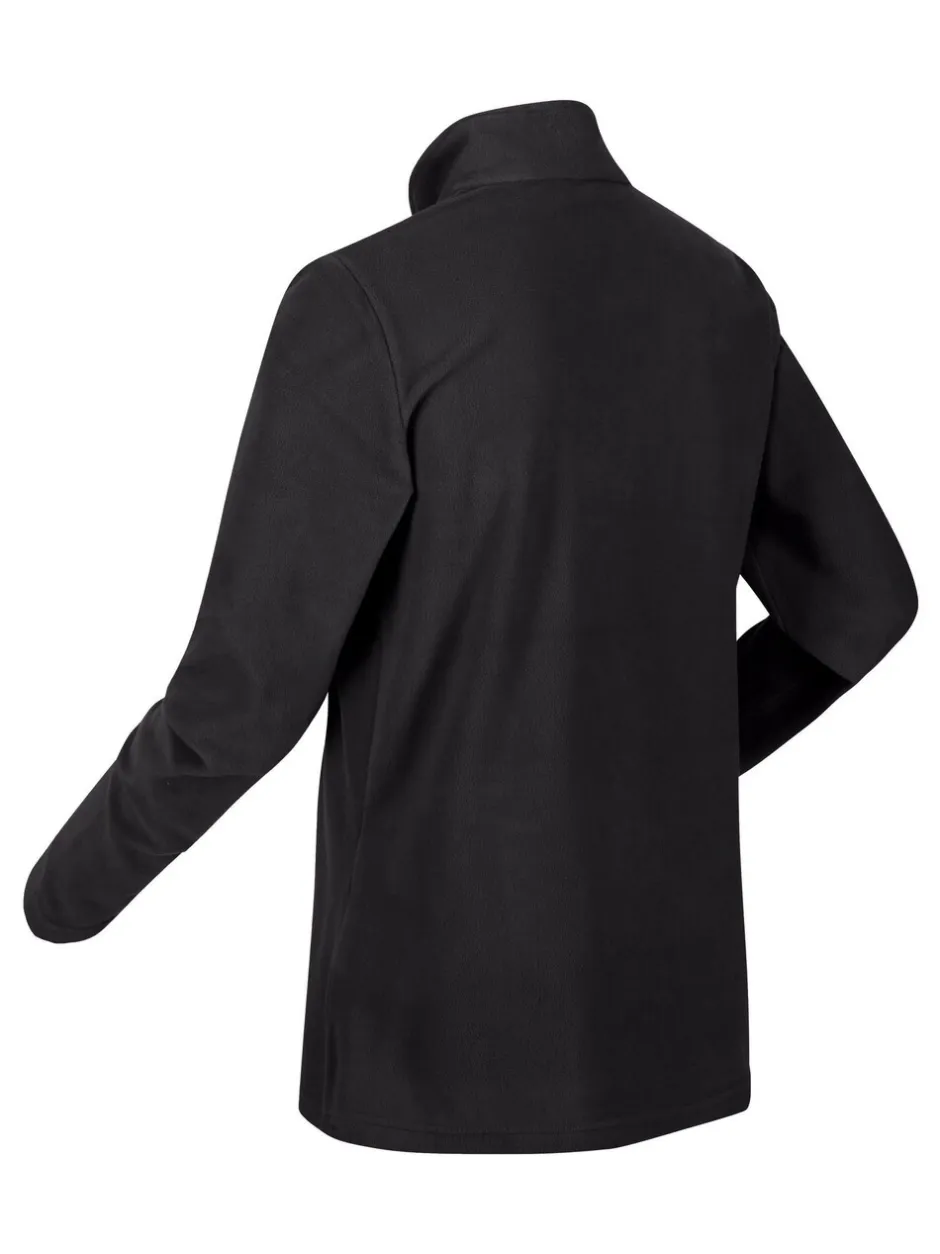 Sportkleding*Regatta Zwart - Sweethart fleece met rits bij de hals